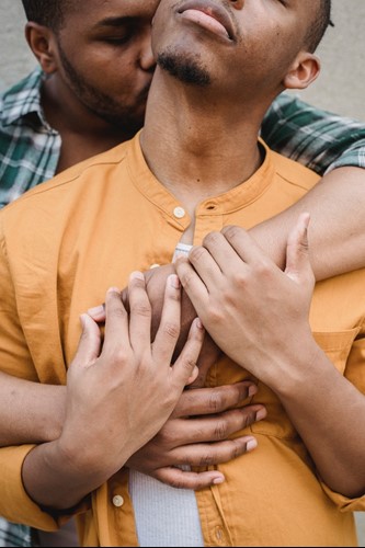 Kissing in the neck