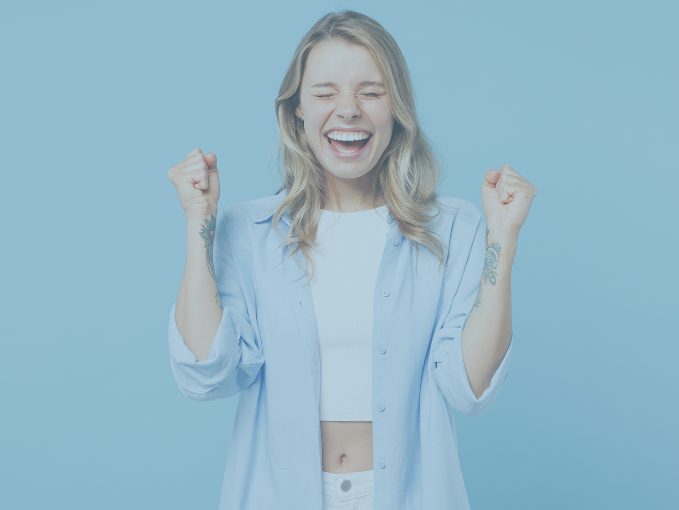 Happy Woman Smiling 1386X1042