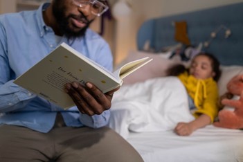 Bedtime story routine