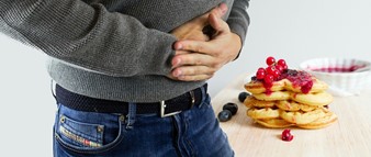 guy with stomach pain
