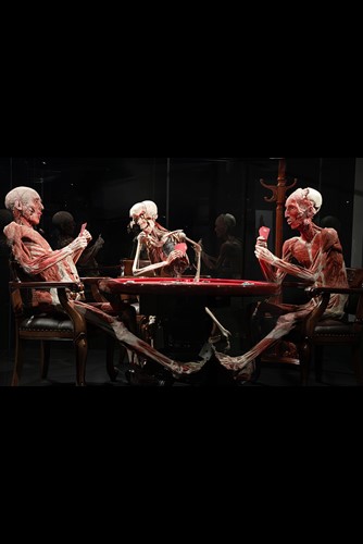 Poker playing trio